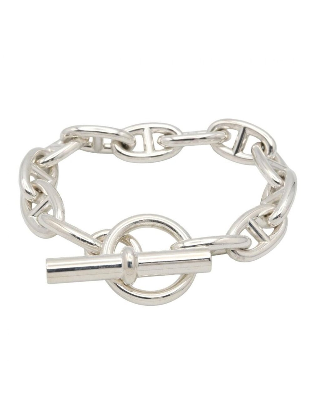 Hermes Bracelet Chaine D'ancre GM 12 Links 16 925 Sterling Silver